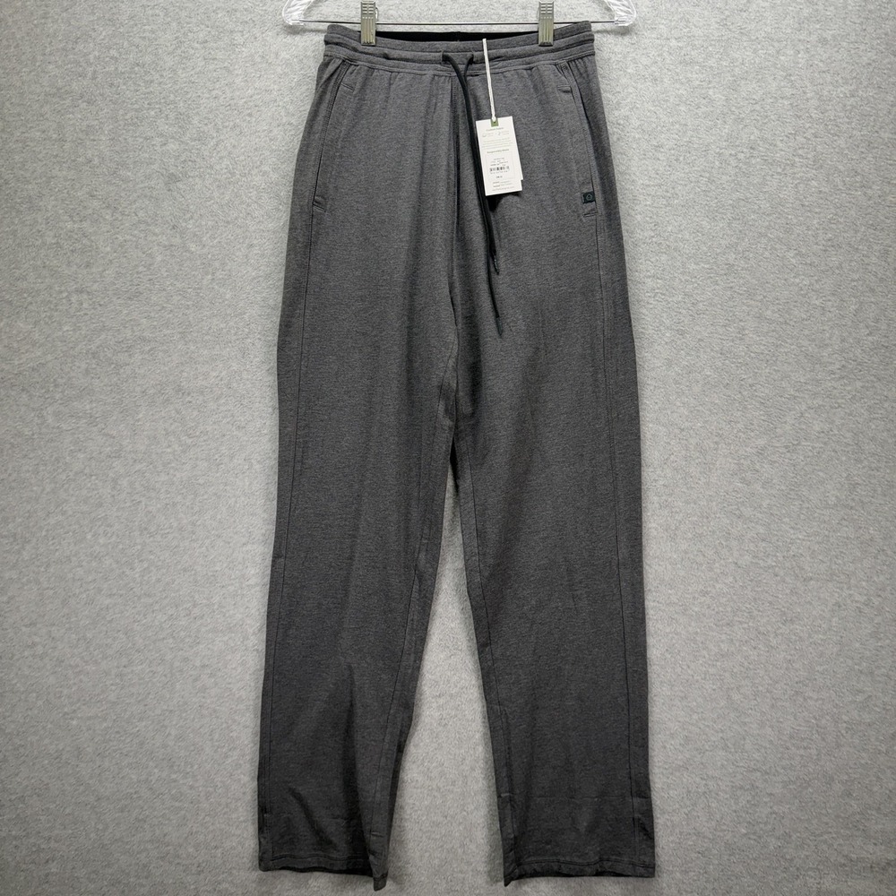 Tasc Performance Carrollton Pant Mens Small Gray Jogger Pants Stretch Bamboo